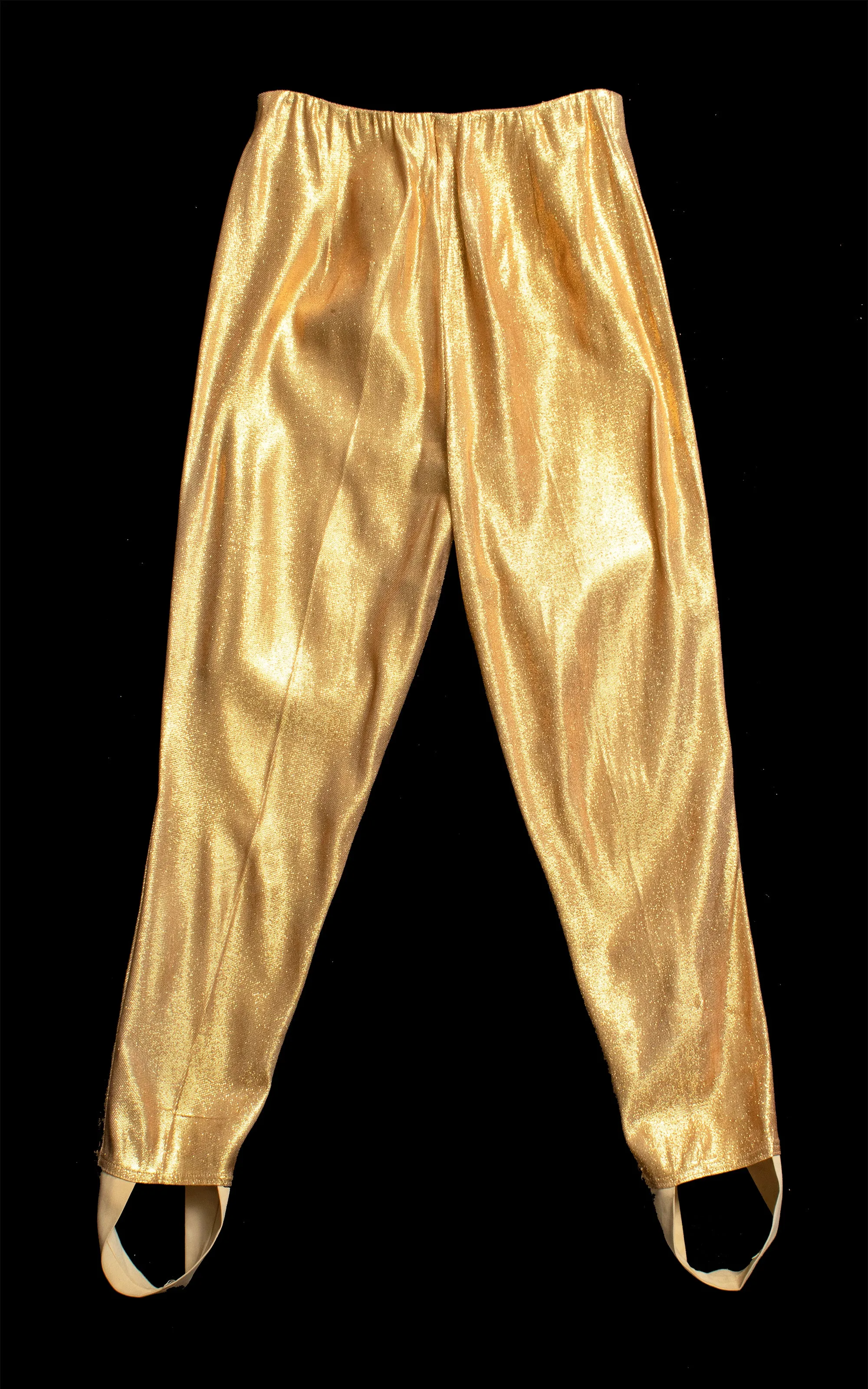 1950s Gold Lamé Pant & Top Set | small