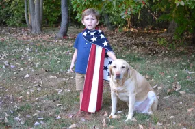 American Flag Scarf 9 x 60