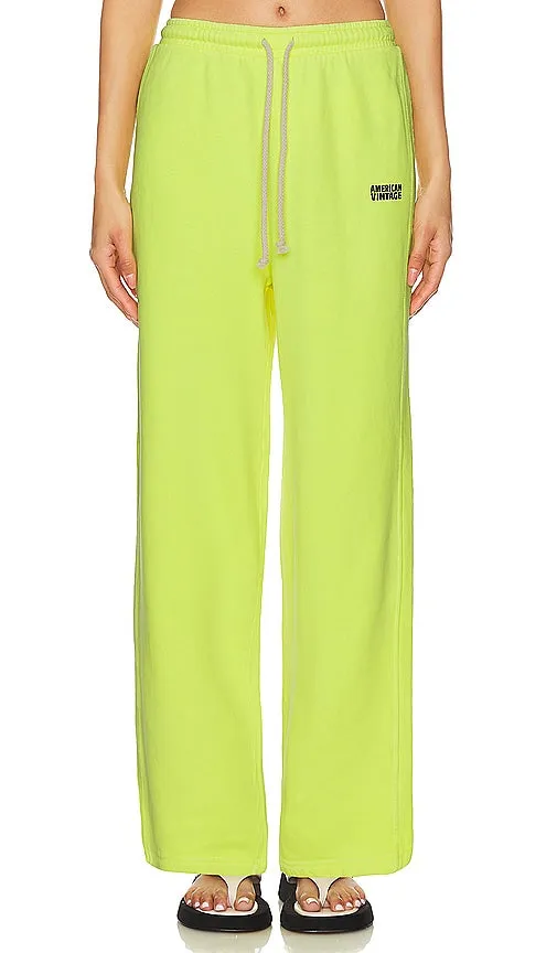 American Vintage Izubird Sweatpant in Yellow