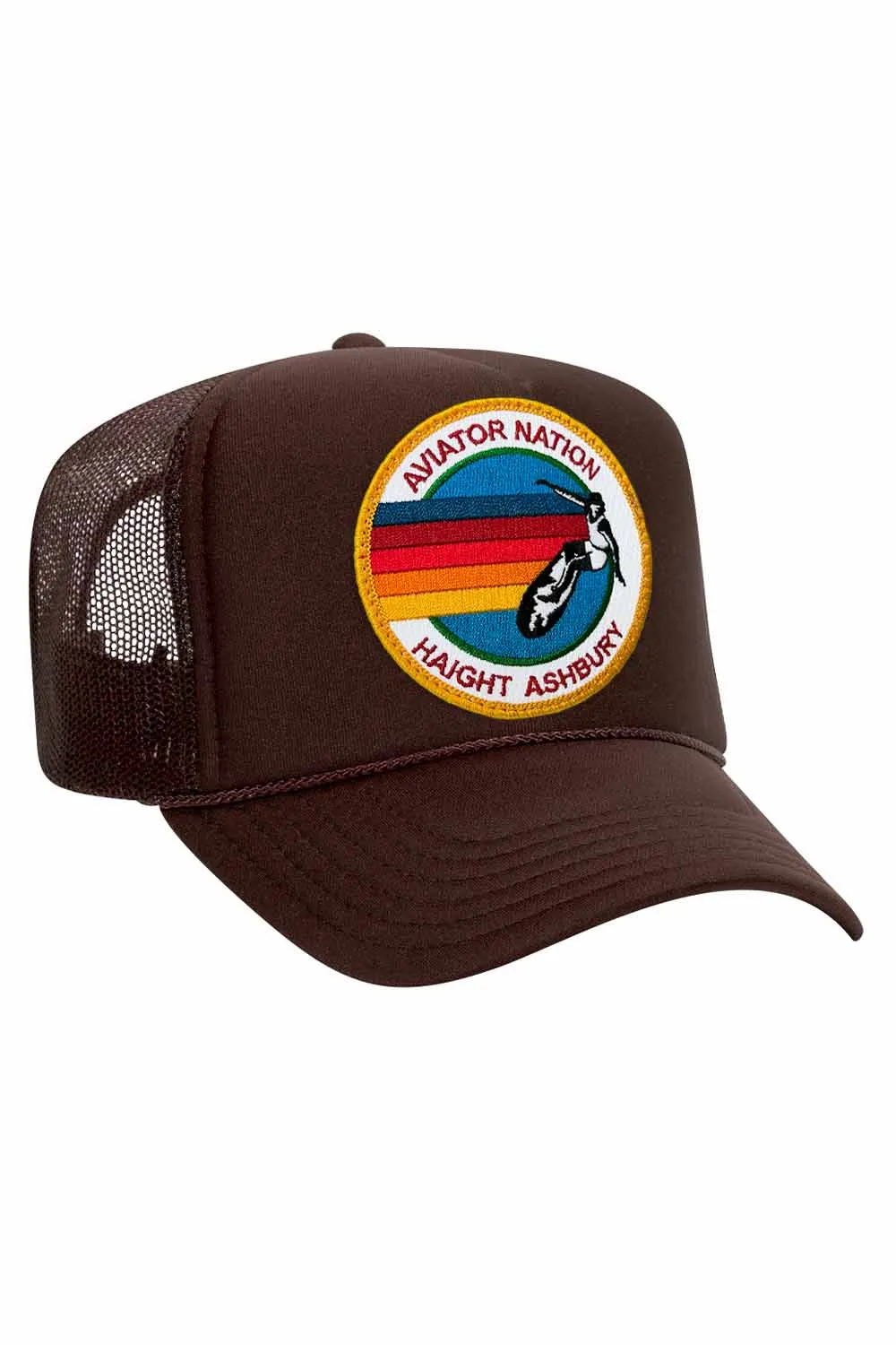 AVIATOR NATION HAIGHT ASHBURY TRUCKER HAT