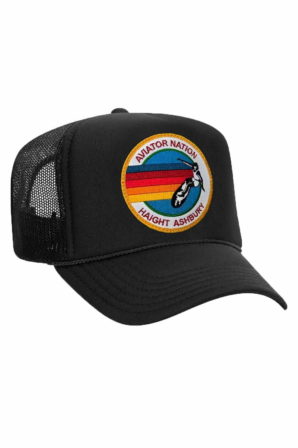 AVIATOR NATION HAIGHT ASHBURY TRUCKER HAT
