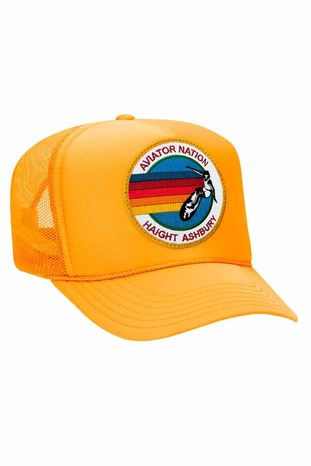 AVIATOR NATION HAIGHT ASHBURY TRUCKER HAT