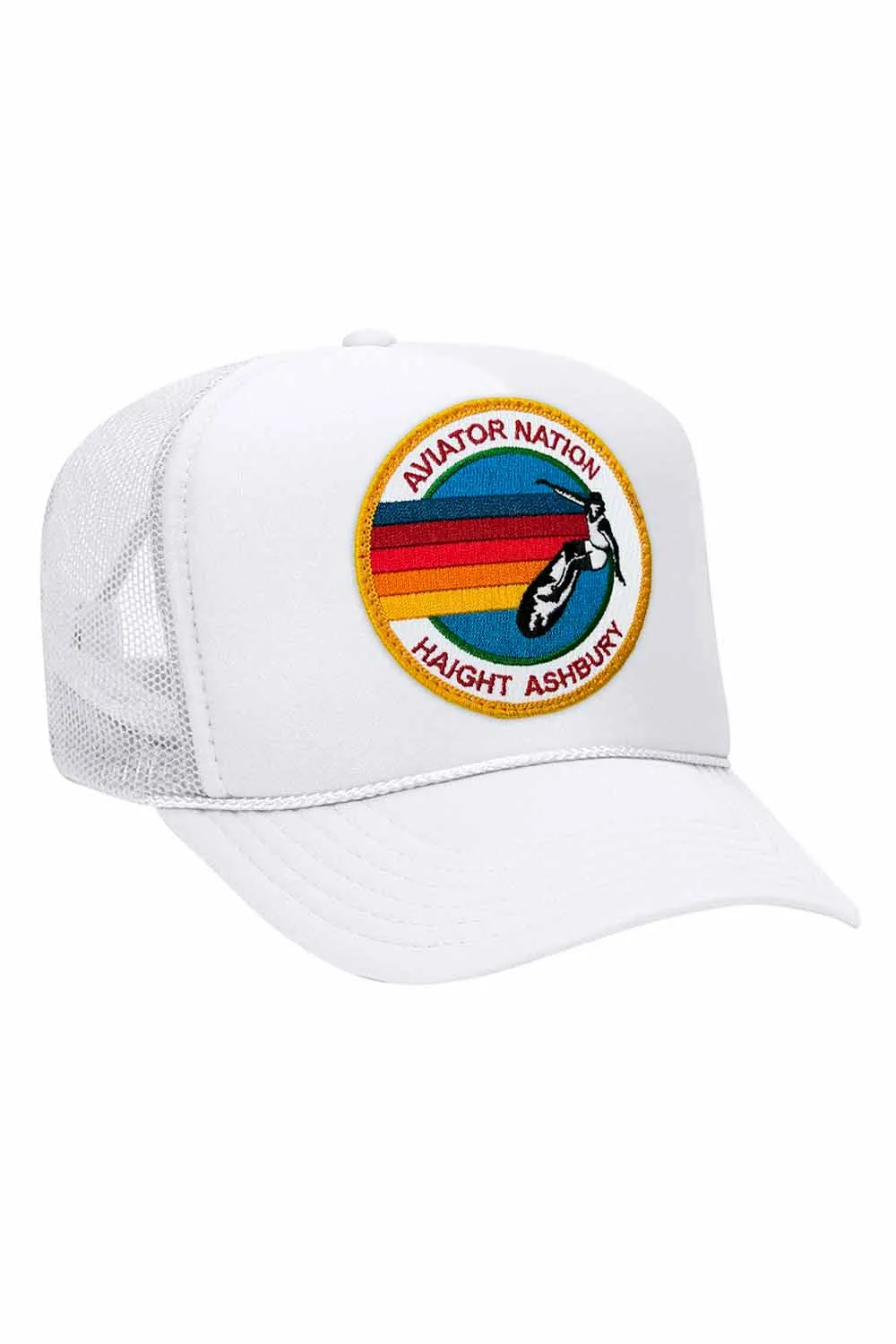 AVIATOR NATION HAIGHT ASHBURY TRUCKER HAT