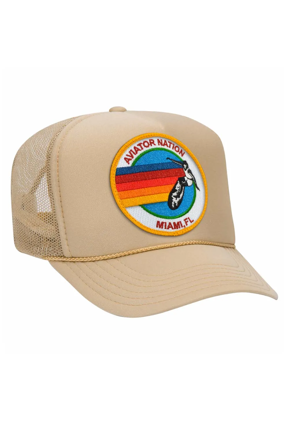 AVIATOR NATION MIAMI TRUCKER HAT