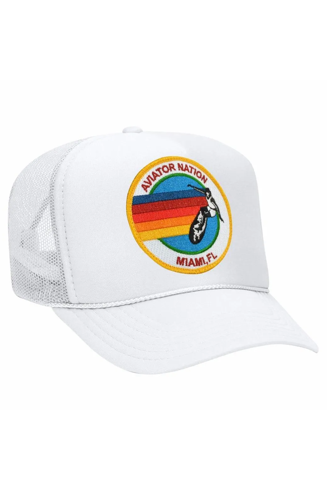 AVIATOR NATION MIAMI TRUCKER HAT