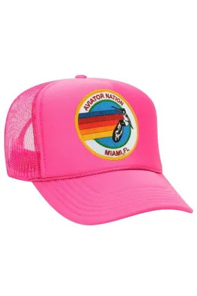 AVIATOR NATION MIAMI TRUCKER HAT