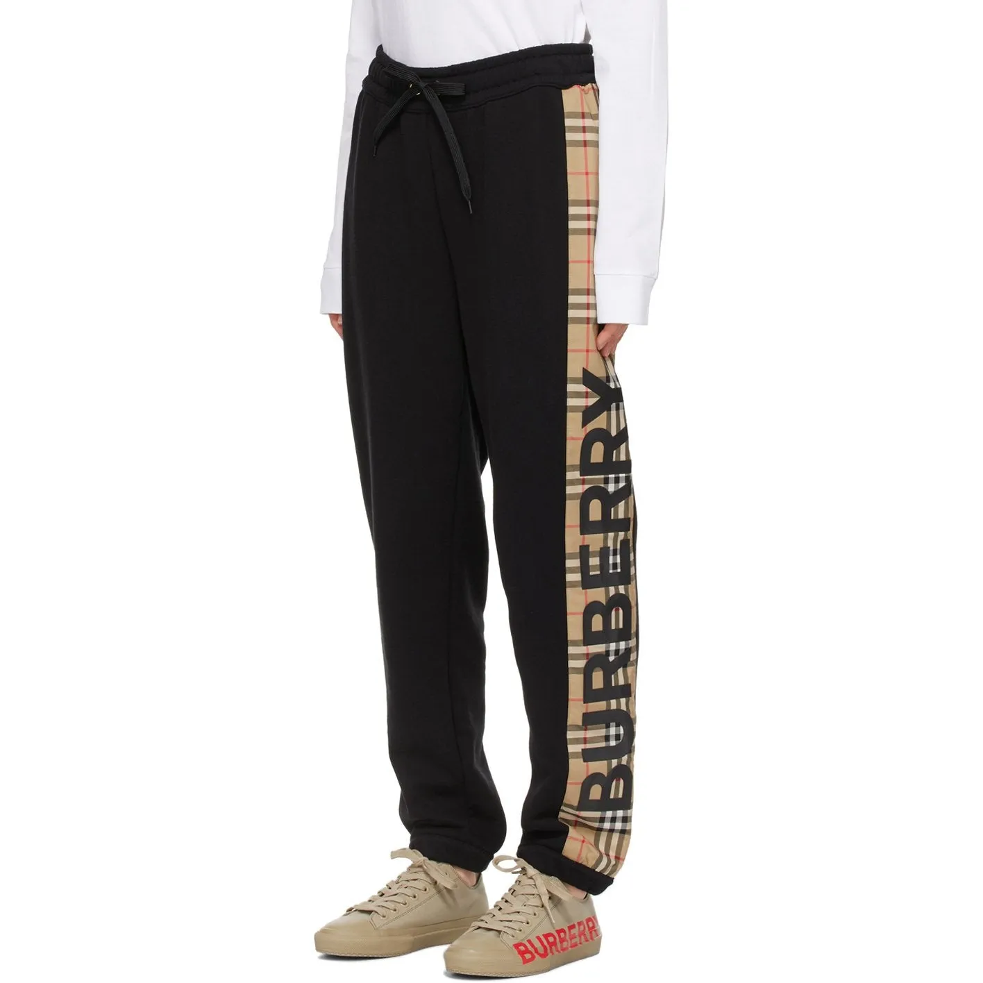 Burberry Black Vintage Check Raine Lounge Pants
