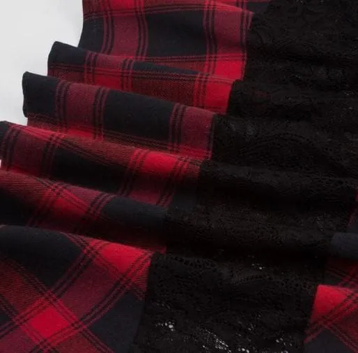 Classic Plaid Vintage Dress