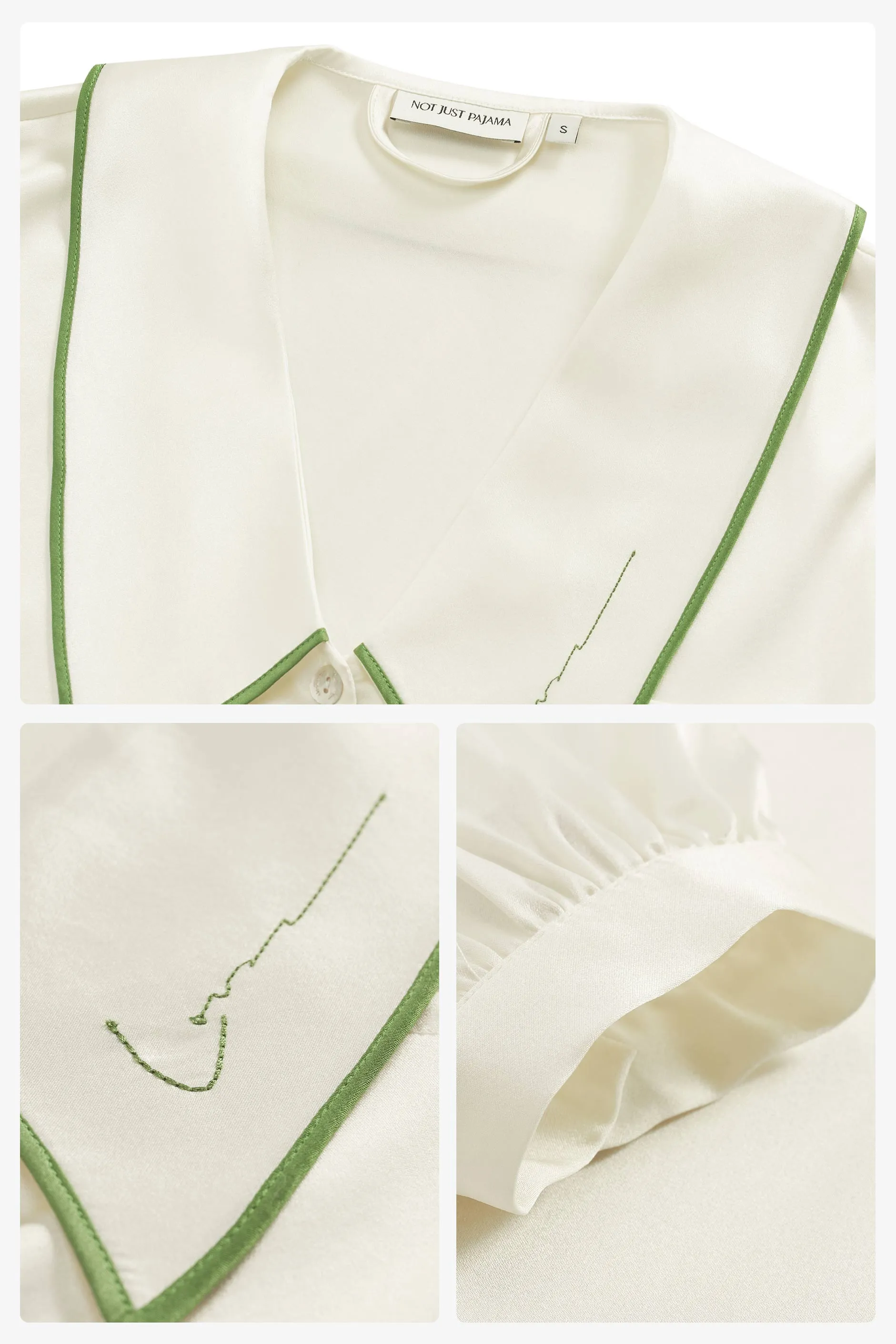 French Style Silk Long Set