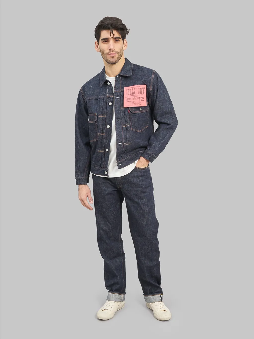 Fullcount 1103W Mens 13.7oz Clean Straight Leg Jeans – Premium Japanese Denim, Classic Fit, Durable & Stylish