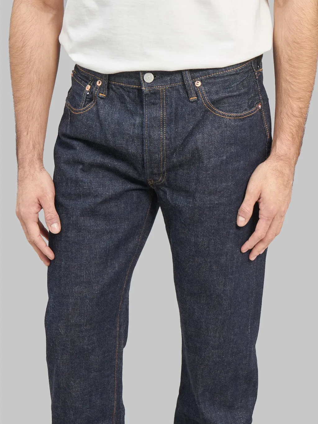 Fullcount 1103W Mens 13.7oz Clean Straight Leg Jeans – Premium Japanese Denim, Classic Fit, Durable & Stylish