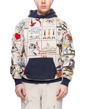 Gallery 002 Hoodie Multi Oatmeal