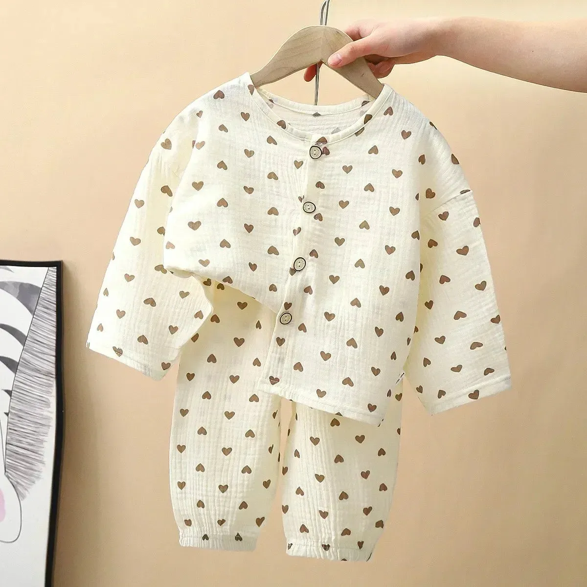 Hearts & Peaches Vintage baby pyjamas
