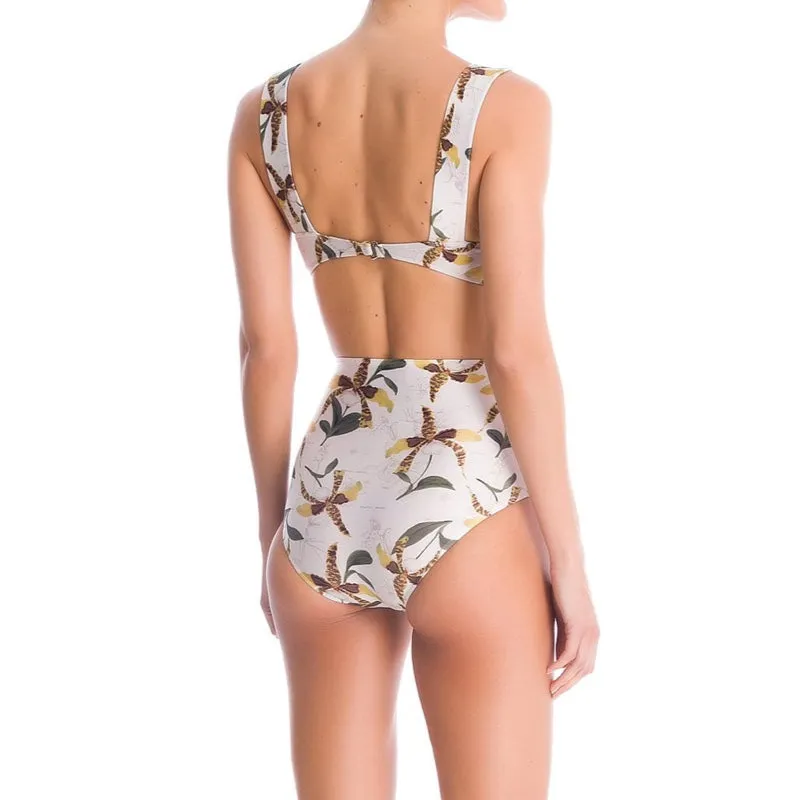 Leopard Orchid Hot Pants Bikini