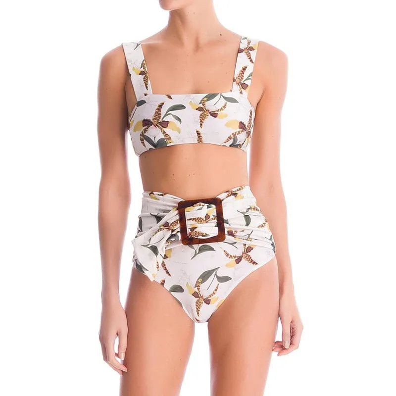 Leopard Orchid Hot Pants Bikini