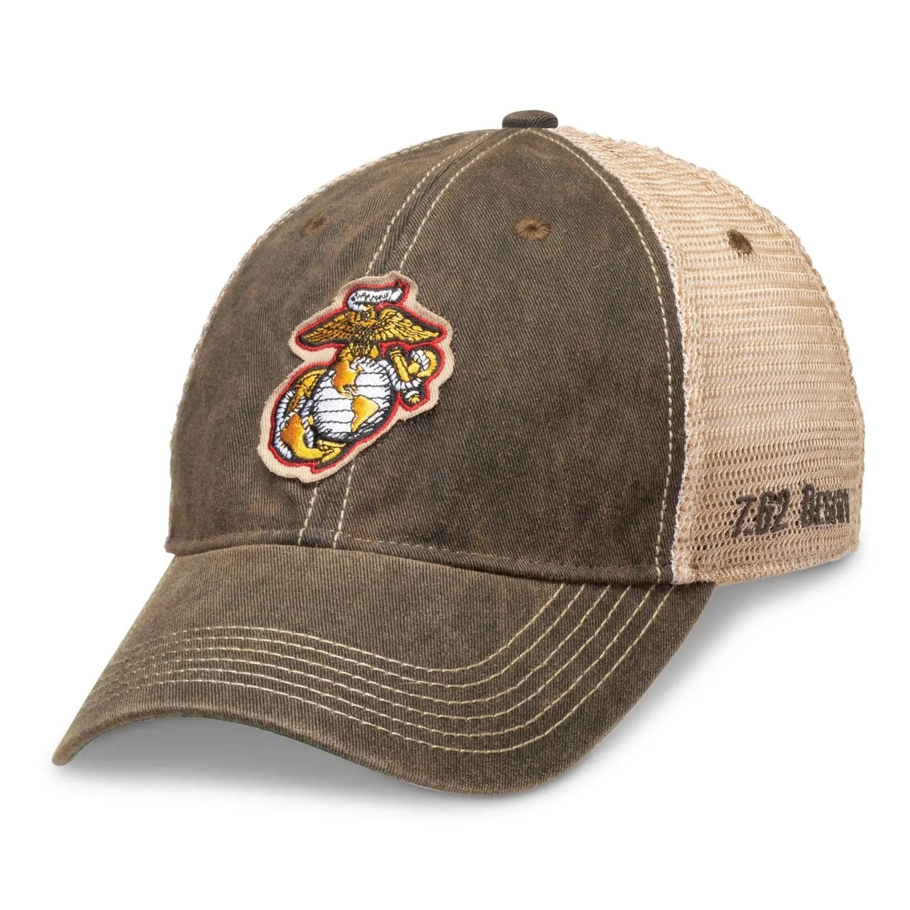 Marines EGA Vintage Black Trucker Hat