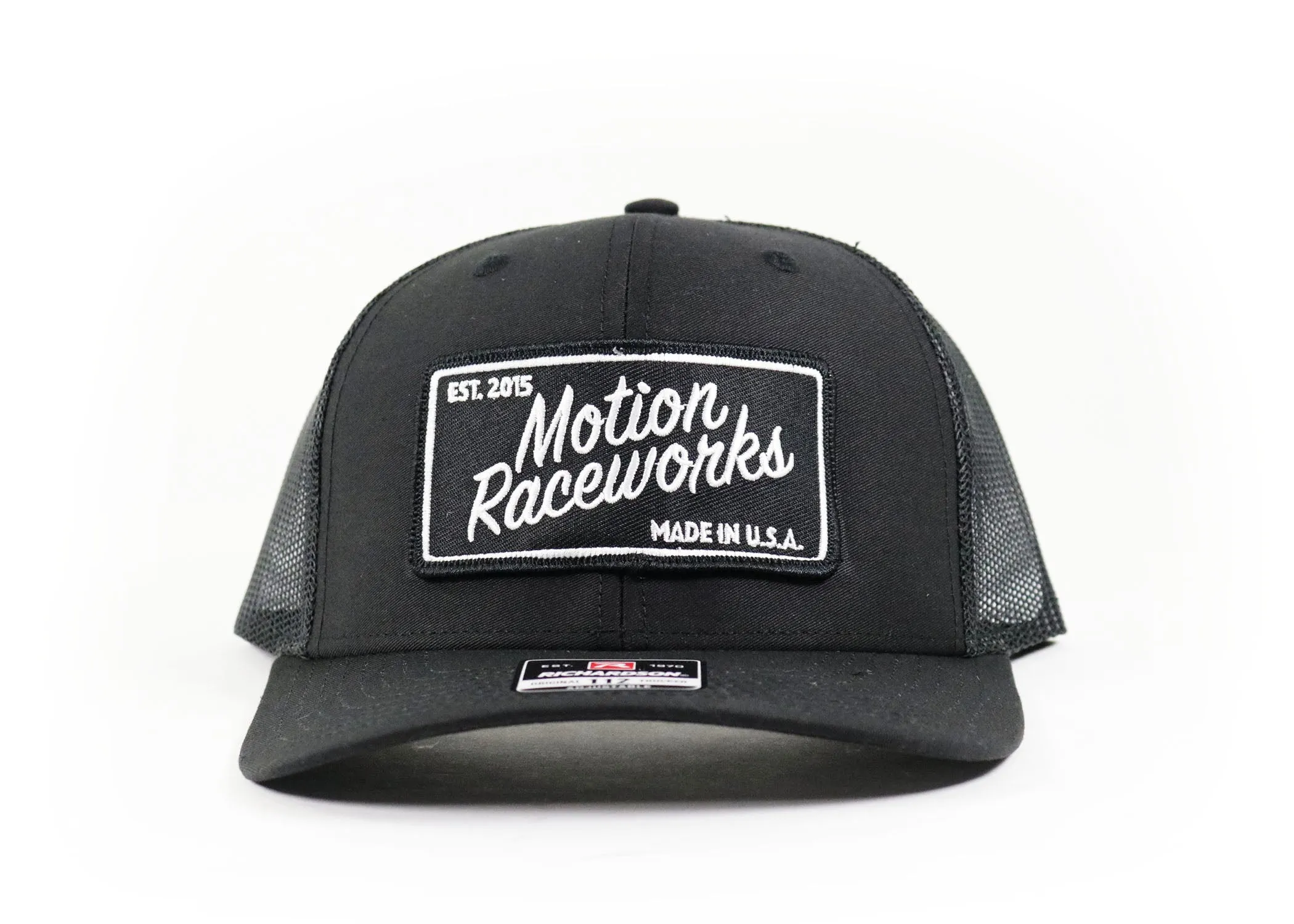 Motion Heritage Hat Black/Black Snapback XL (Extra Large)