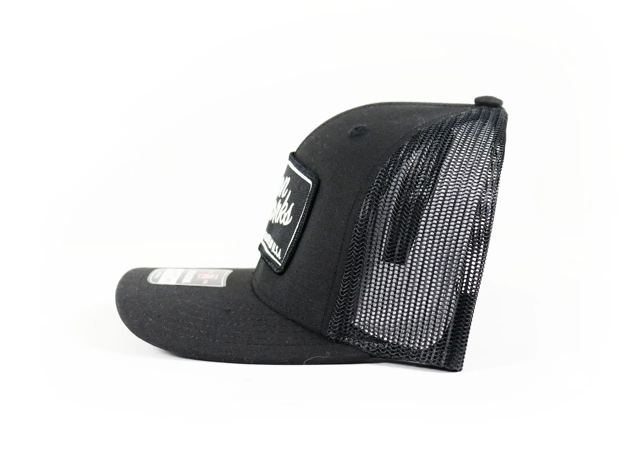 Motion Heritage Hat Black/Black Snapback XL (Extra Large)