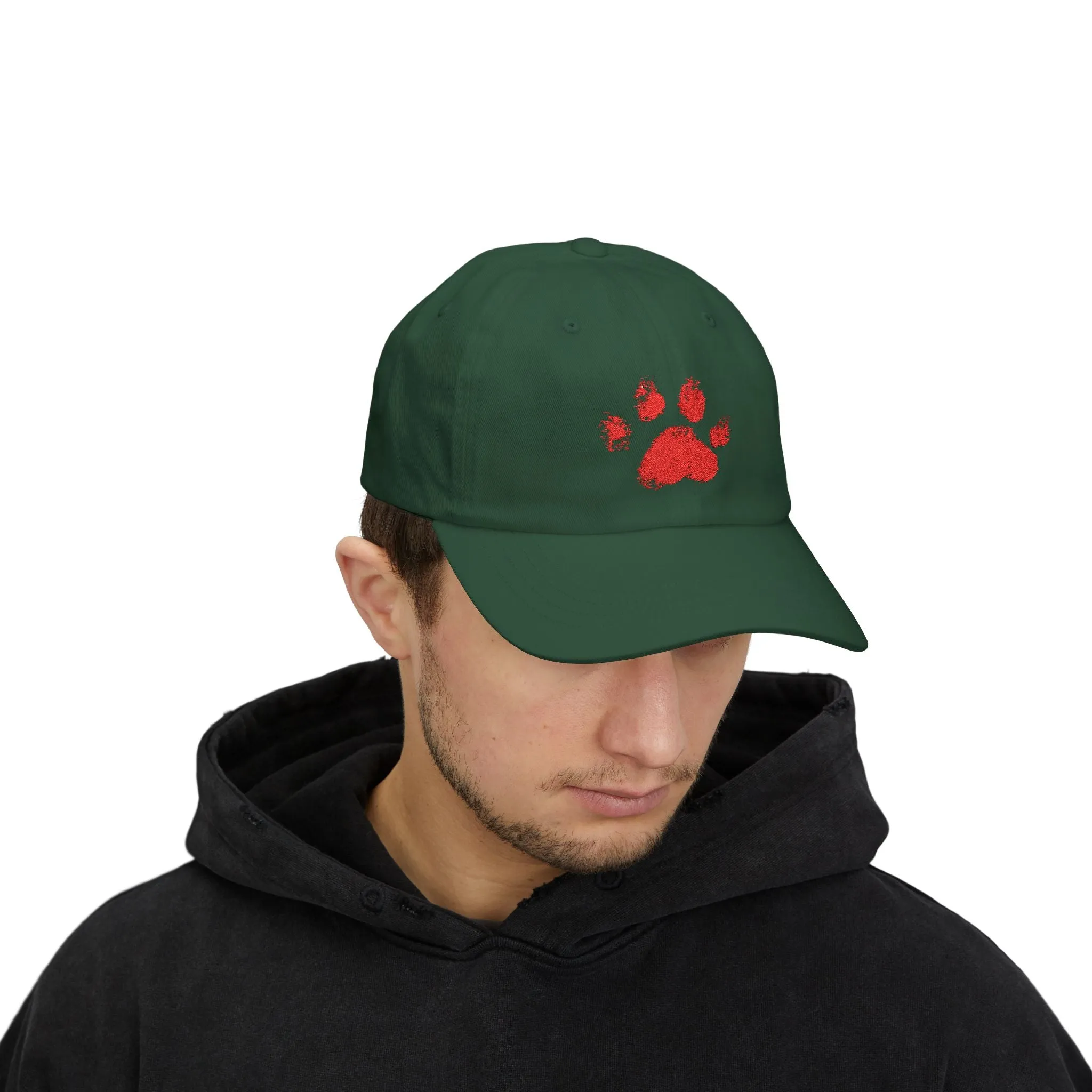 Paw Print - Embroidered Classic Dad Cap
