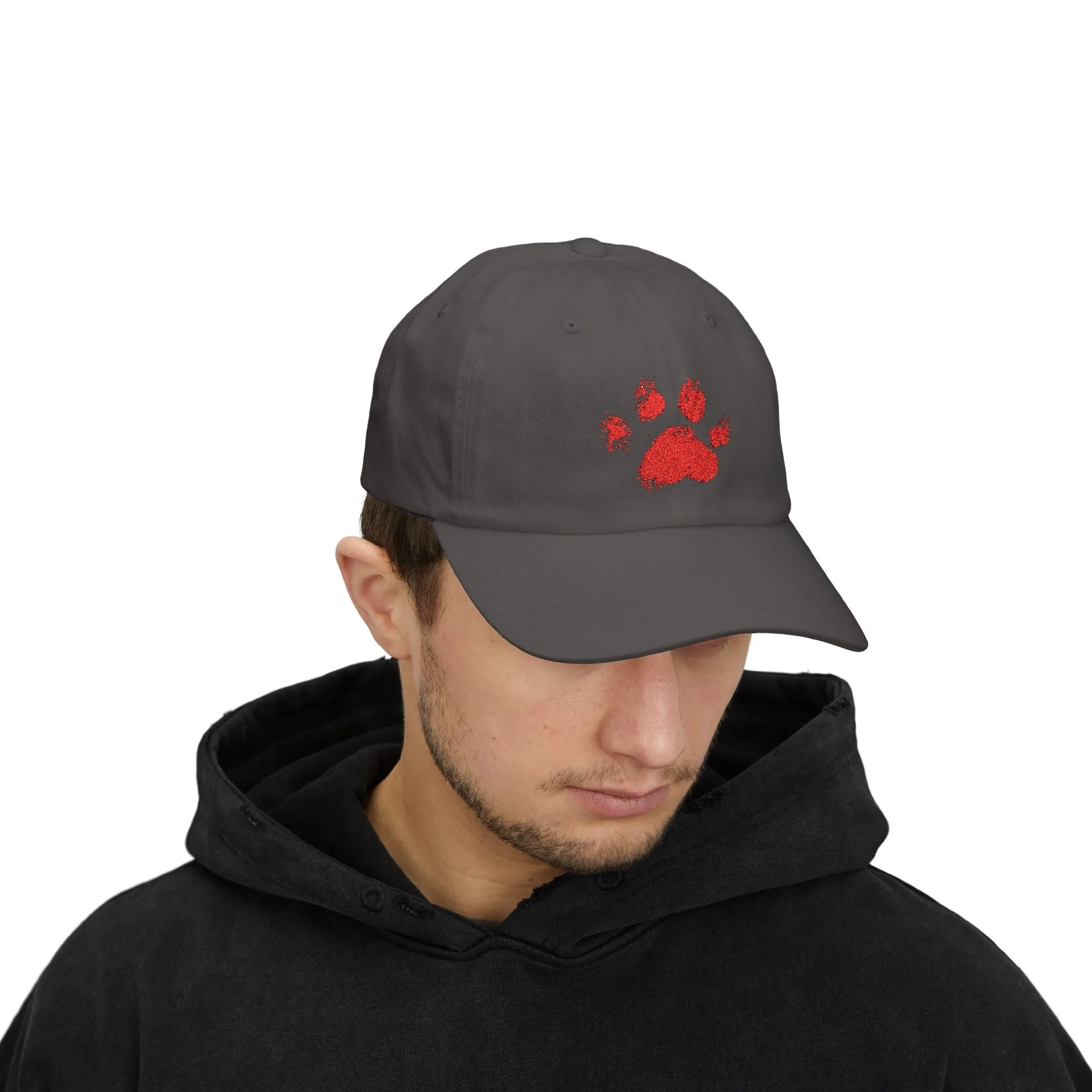 Paw Print - Embroidered Classic Dad Cap