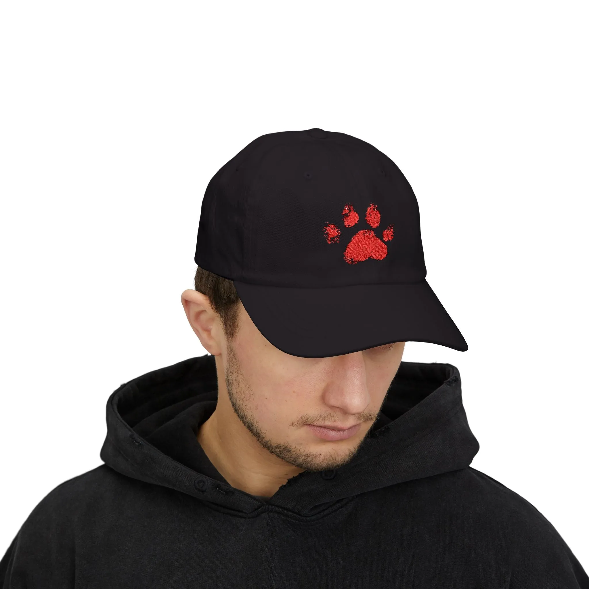 Paw Print - Embroidered Classic Dad Cap
