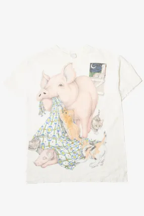 "Blanket Hog" Kittens and Pigs MA Studio T-Shirt