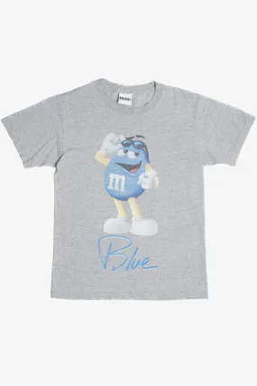 "Blue" Spellout Blue M&M With Sunglasses M&Ms Brand T-Shirt