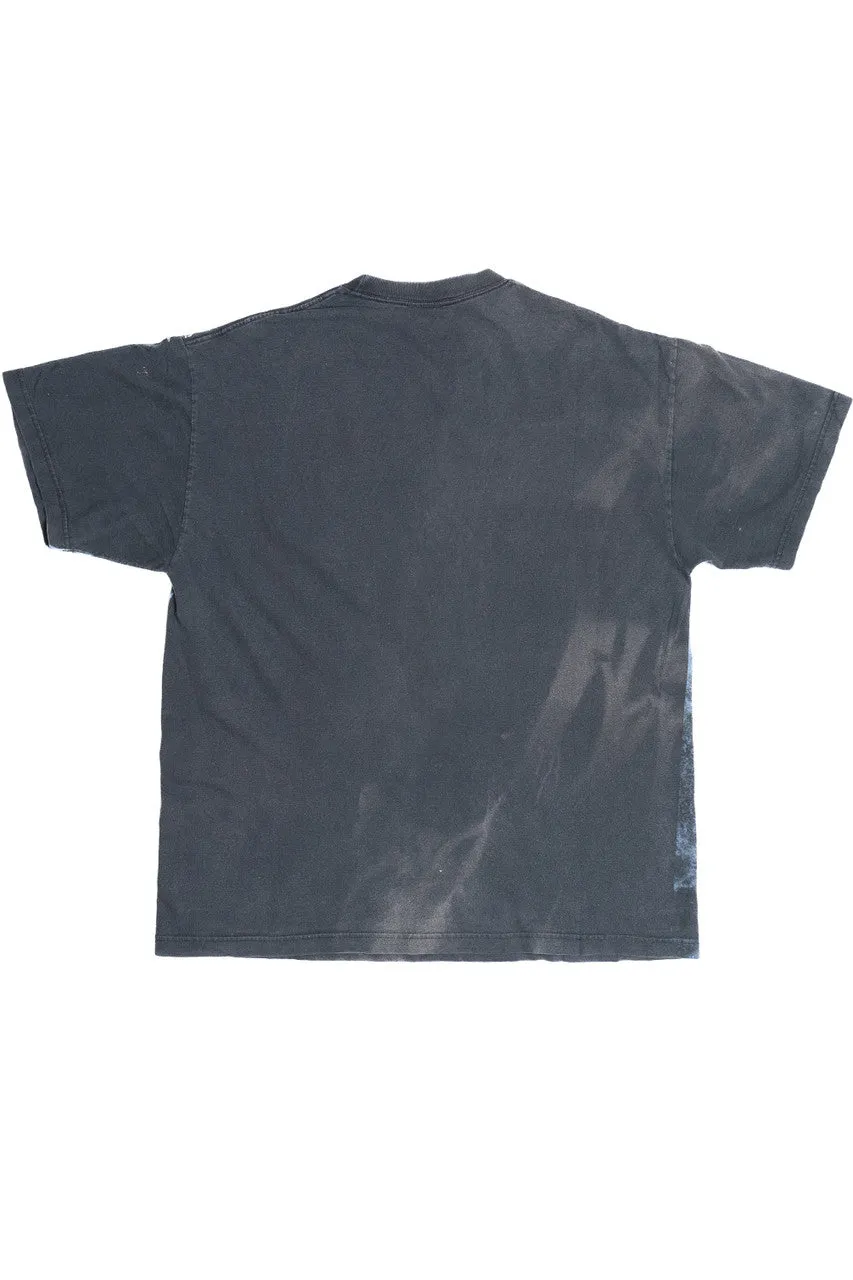 "Miami Ink" Tattoo Shop Skull Print T-Shirt