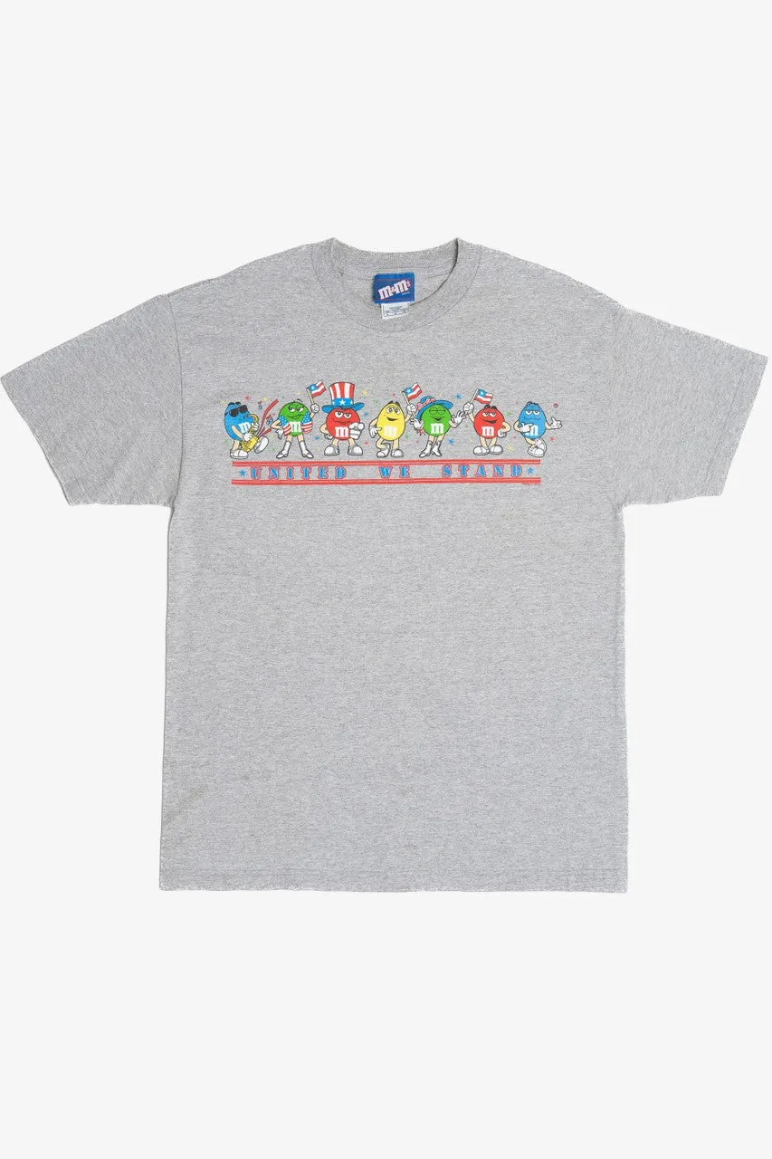 "United We Stand" Patriotic M&Ms Brand T-Shirt