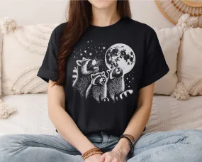 Raccoons and Moon T-Shirt