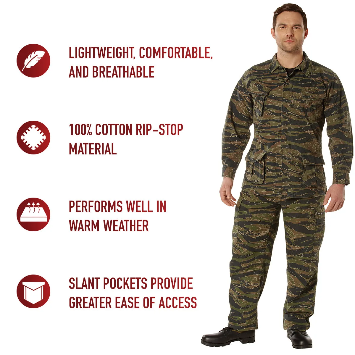 Rothco Vintage Vietnam Fatigue Rip-Stop Shirt