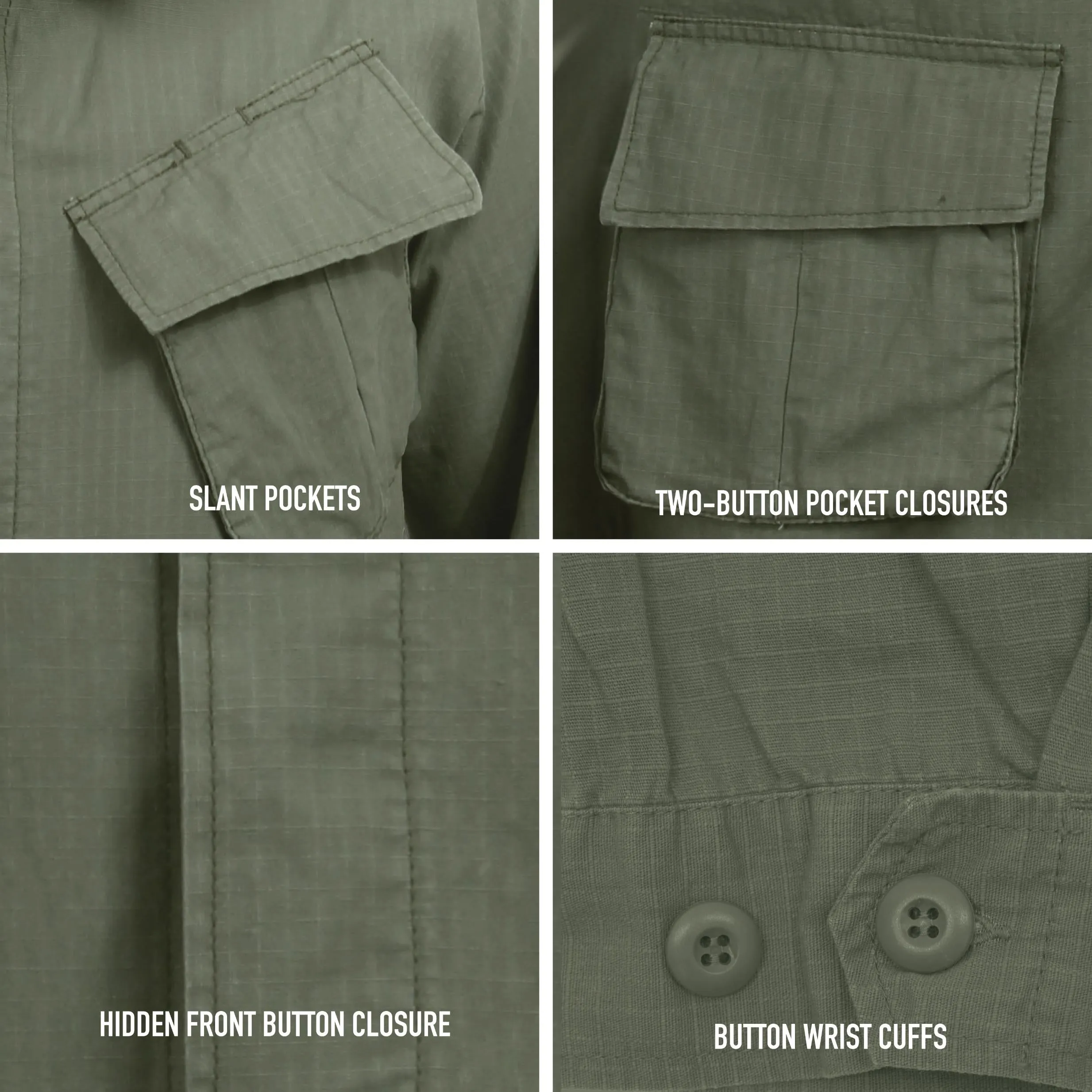 Rothco Vintage Vietnam Fatigue Rip-Stop Shirt
