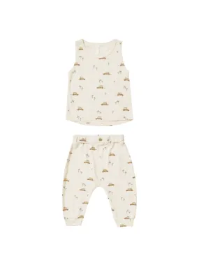 Rylee   Cru Tank & Slouch Pant Set