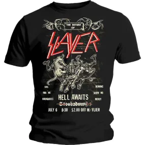 Slayer "Vintage Flyer" Black T shirt