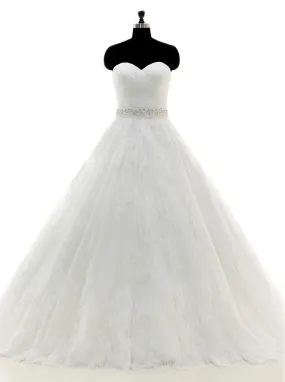 Sweetheart Wedding Dresses,Lace Wedding Dress,Romantic Wedding Dress,Vintage Wedding Dress,WD00214