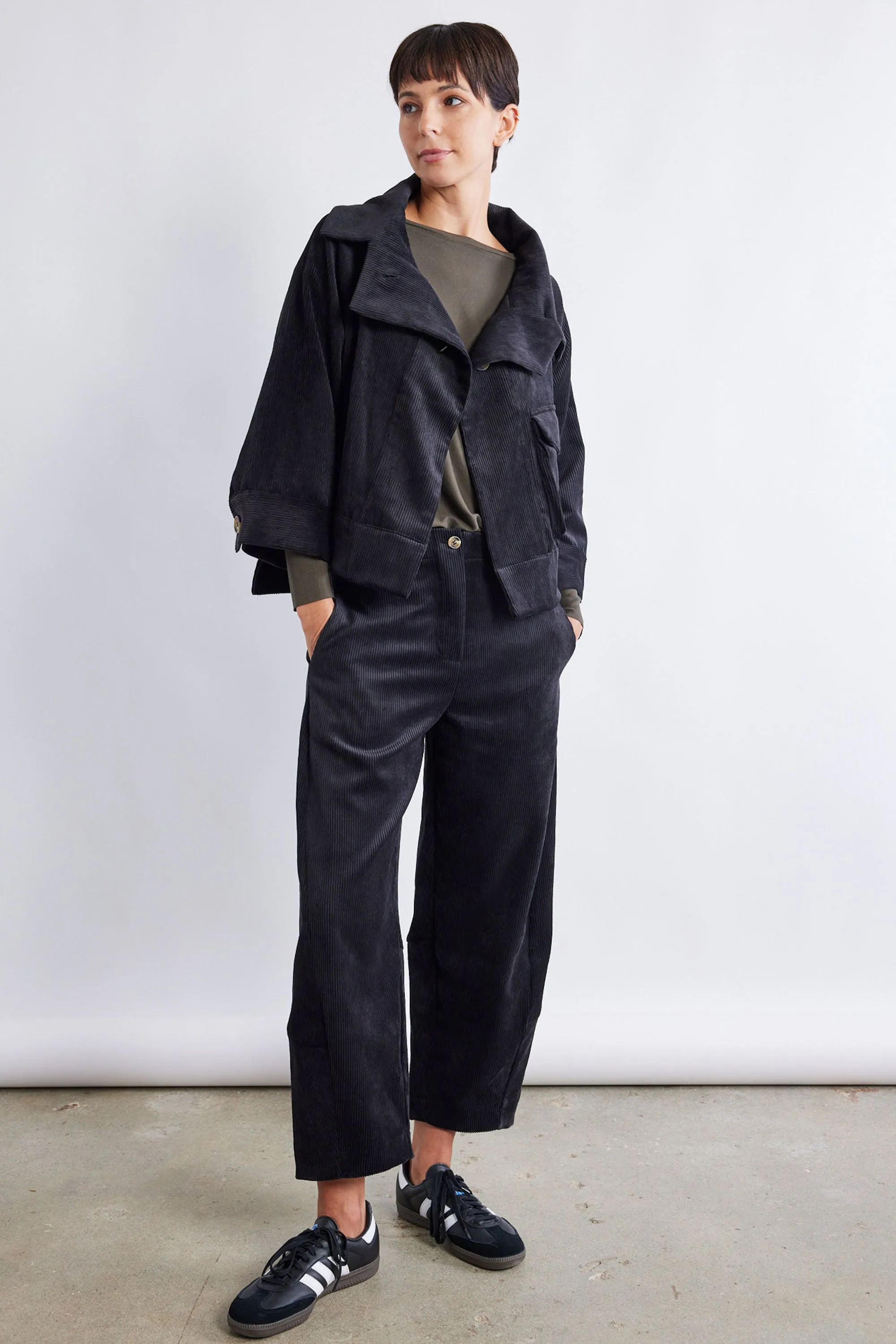 The Corduroy Mini Drama Jacket