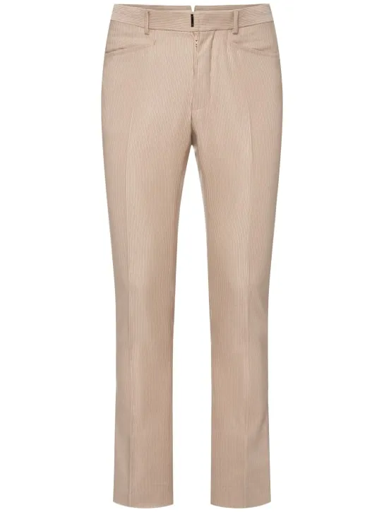 Tom Ford   Silk &amp; cotton vintage straight pants 