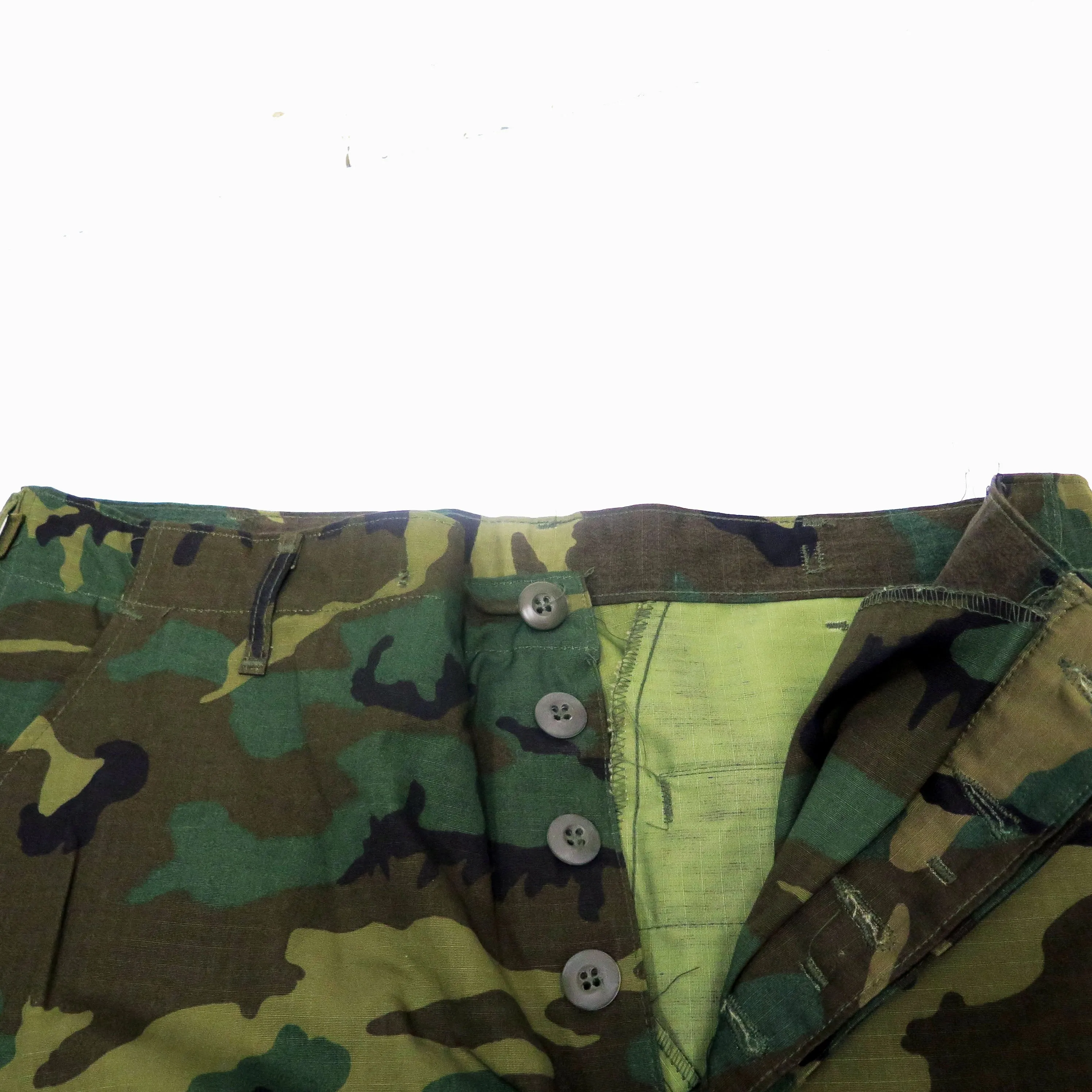 US ARMY FIELD TROUSERS PANTS ERDL 1980 SIZE MEDIUM LONG DEADSTOCK