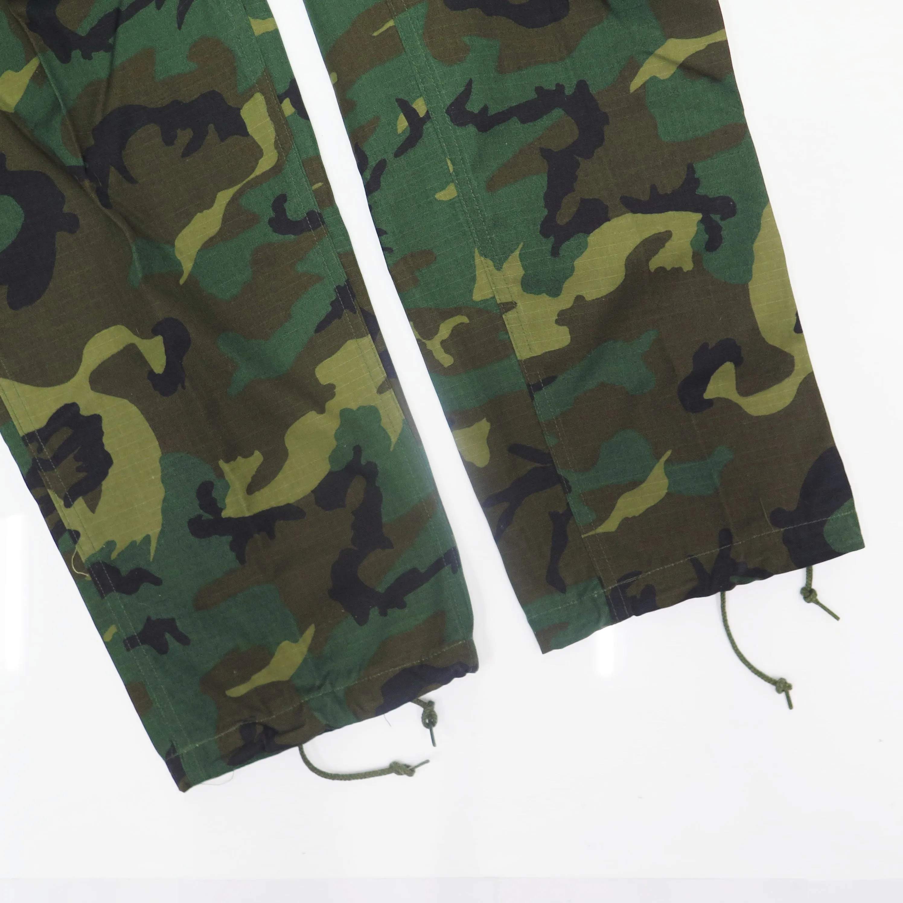 US ARMY FIELD TROUSERS PANTS ERDL 1980 SIZE MEDIUM LONG DEADSTOCK