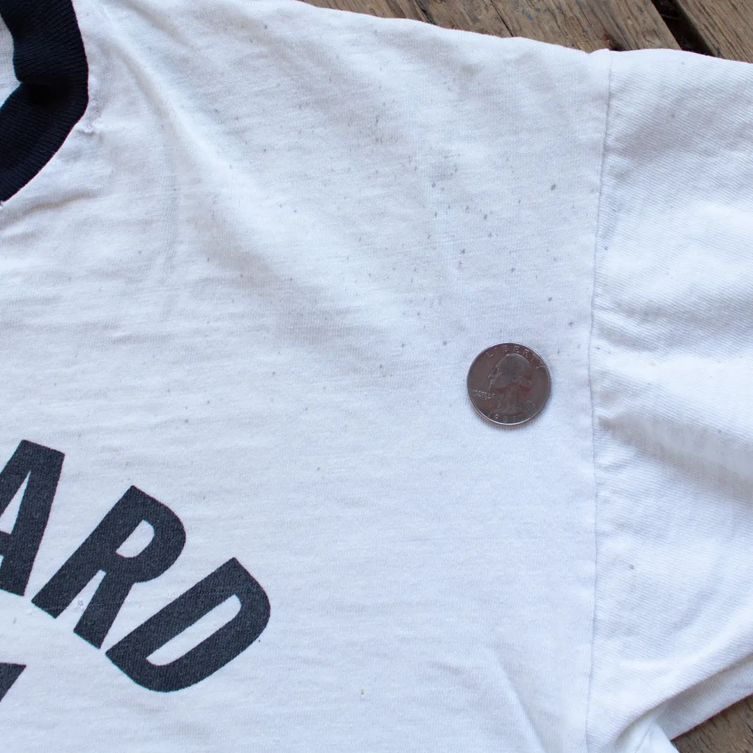 Vintage 1970s YMCA Lifeguard Ringer Tee - Medium
