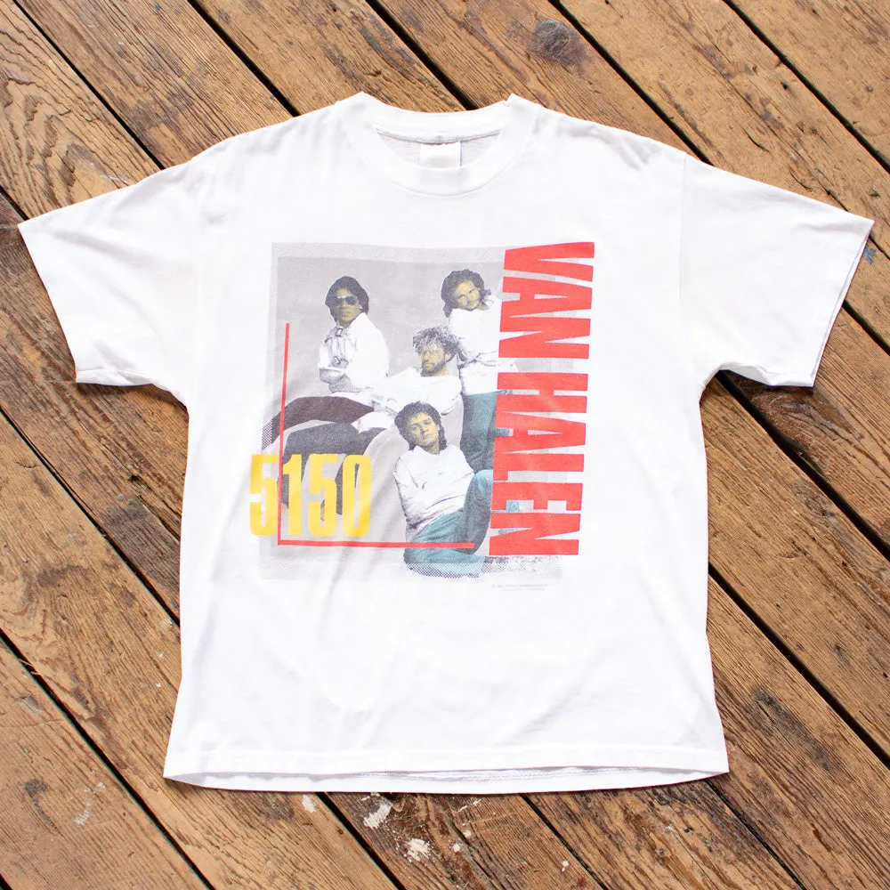 Vintage 1980s Van Halen Bill & Ted Tee - Medium
