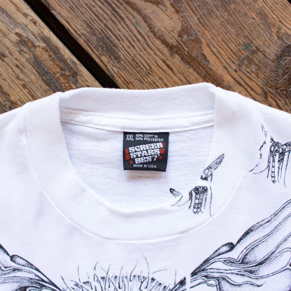 Vintage 1990s All Over Print Mosquito Shirt - XL