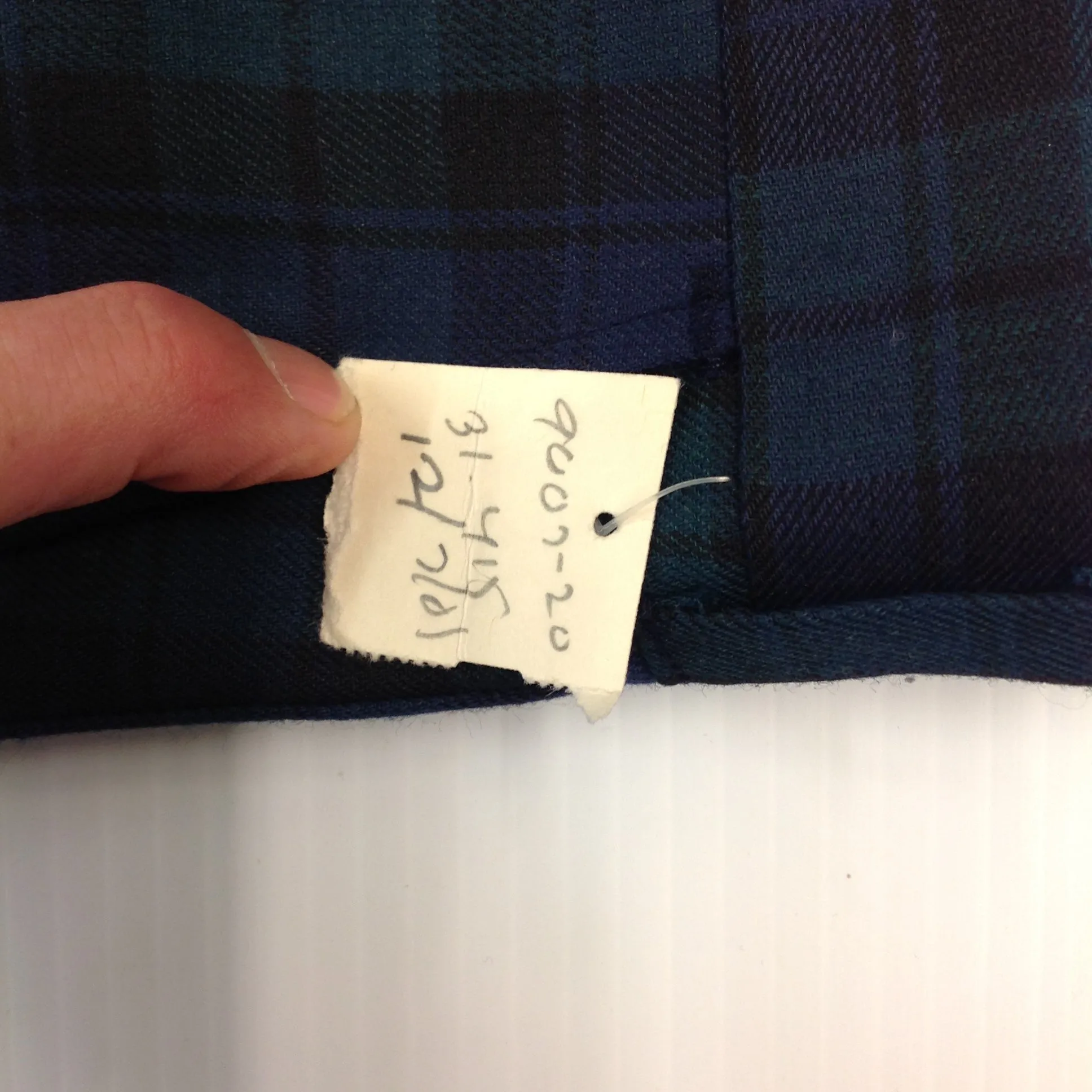 Vintage 2001 New with Tags Jacobson's of Detroit Plaid Tartan Golf Pants 42 x 32