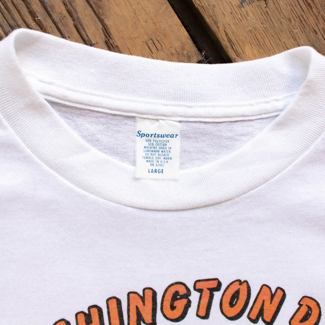 Vintage 70s/80s Washington DC Garfield Selfie Tee - Small