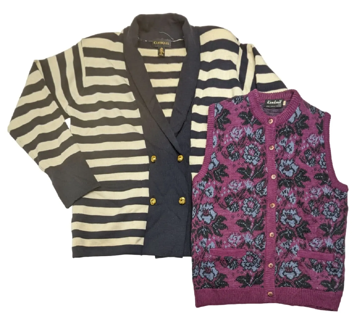 Vintage 80s Sweaters 38 pcs 43 lbs B1014220-21