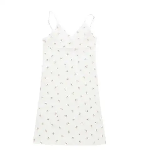 Vintage Floral Cross Camis Dress