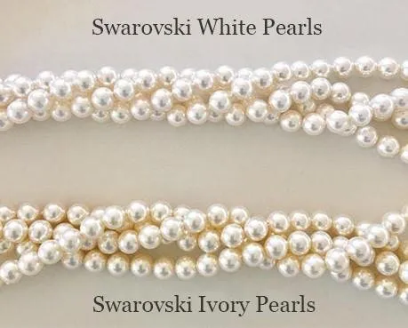 Vintage Styled Flower Necklace, Bridal Pearl Necklace, Danielle [Archival- Handmade]