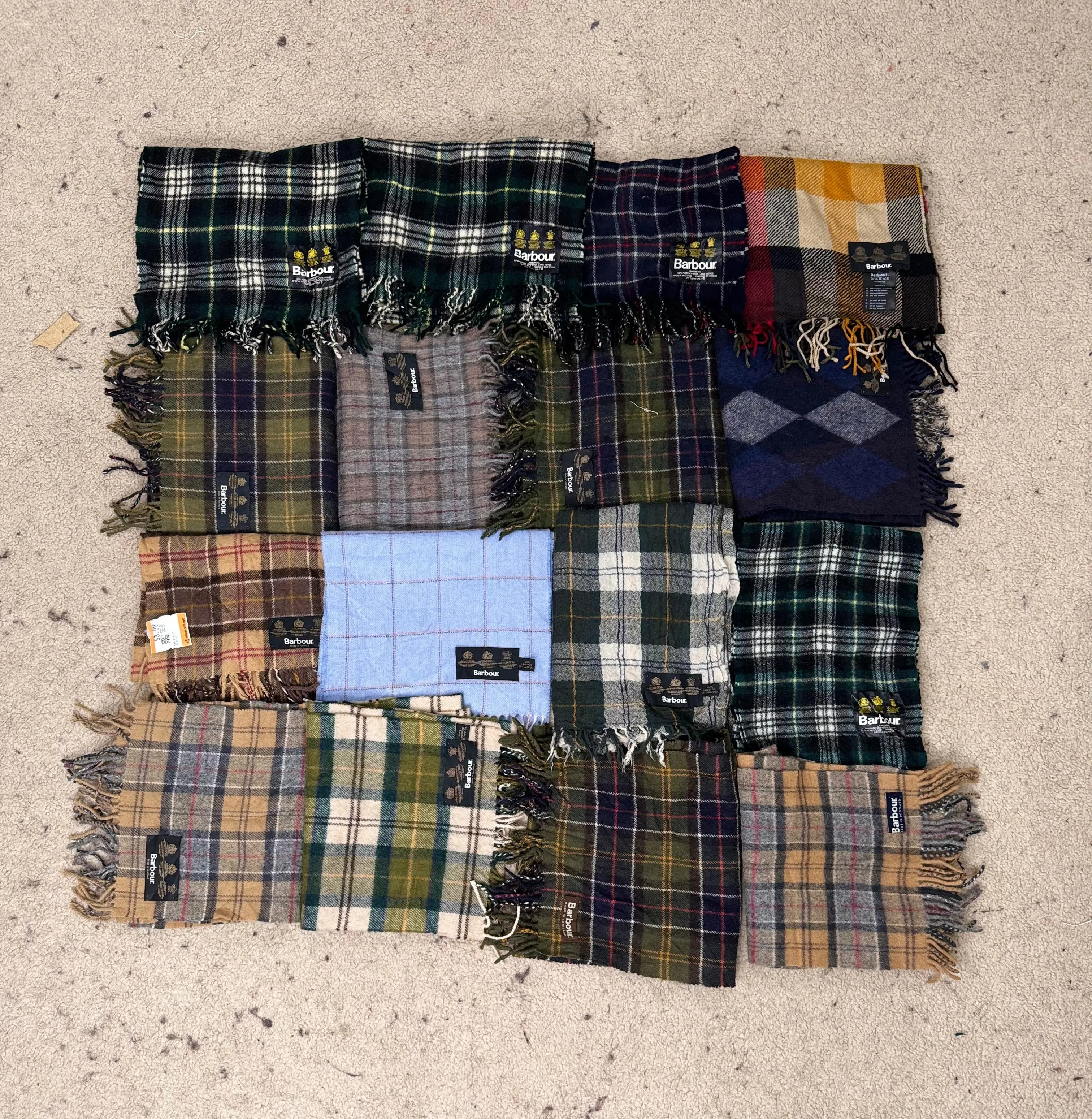 #VV335 Authentic Barbour scarves  20 PCs